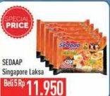 Promo Harga SEDAAP Mie Kuah Singapore Spicy Laksa 83 gr - Hypermart