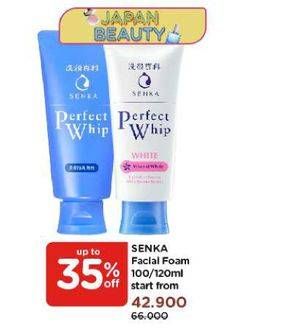Promo Harga SENKA Perfect Whip Facial Foam All Variants 100 gr - Watsons