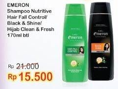 EMERON Shampoo Nutritive Hair Fall Control/Black Shine/Hijab Clean Fresh 170ml