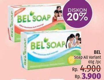Promo Harga BEL SOAP Sabun Batang All Variants 65 gr - LotteMart