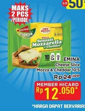 Promo Harga Emina Cheese Slice Cedda, Mozza 150 gr - Hypermart