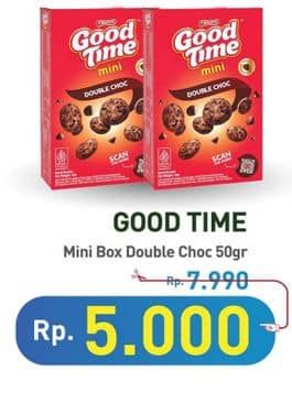 Good Time Mini Cookies 50 gr Diskon 37%, Harga Promo Rp5.000, Harga Normal Rp7.990