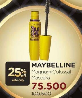 Promo Harga MAYBELLINE Colossal Volume Express Mascara  - Watsons