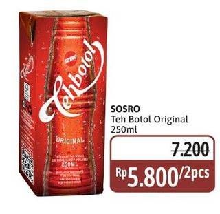 Promo Harga Sosro Teh Botol Original 250 ml - Alfamidi