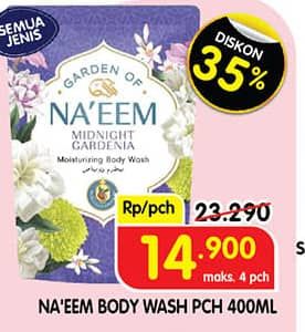 Promo Harga NAEEM Body Wash All Variants 400 ml - Superindo