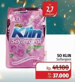 Promo Harga SO KLIN Softergent  - Lotte Grosir