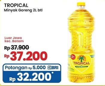 Promo Harga Tropical Minyak Goreng 2000 ml - Indomaret