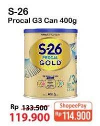 Promo Harga S26 Procal Gold Susu Pertumbuhan All Variants 400 gr - Alfamart