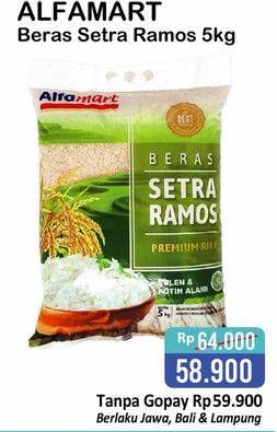 Promo Harga Alfamart Beras Setra Ramos 5 kg - Alfamart