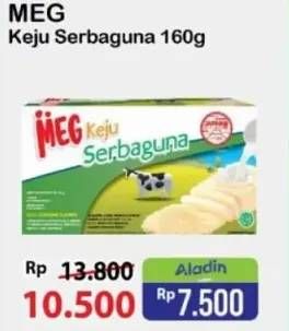 Promo Harga MEG Keju Serbaguna 165 gr - Alfamart