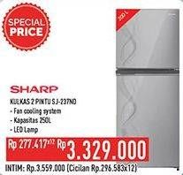 Promo Harga SHARP SJ-237ND | Refrigerator 205ltr  - Hypermart