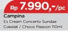 Promo Harga CAMPINA Concerto Choco Passion 110 ml - TIP TOP