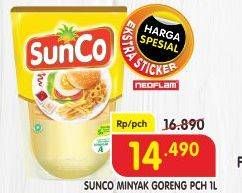 Promo Harga SUNCO Minyak Goreng 1000 ml - Superindo