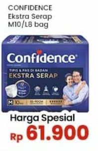 Promo Harga Confidence Adult Pants Slim & Fit Extra Absorb M10, L8 8 pcs - Indomaret