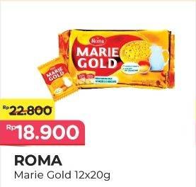 Promo Harga ROMA Marie Gold Original 240 gr - Alfamart