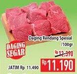 Promo Harga Daging Rendang Sapi Spesial per 100 gr - Hypermart