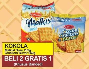 Promo Harga Kokola Malkist Susu / Crackers Butter  - Yogya