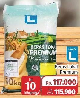 Promo Harga Choice L Beras Lokal Premium 10 kg - Lotte Grosir