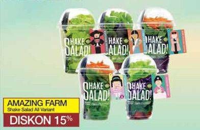 Promo Harga Amazing Farm Shake Salad All Variants 85 gr - Yogya