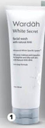 Promo Harga WARDAH White Secret Facial Wash 100 ml - Guardian