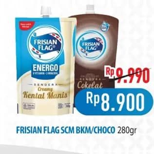 Promo Harga Frisian Flag Susu Kental Manis Putih, Cokelat 280 gr - Hypermart