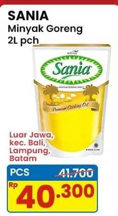 Promo Harga Sania Minyak Goreng 2000 ml - Indomaret