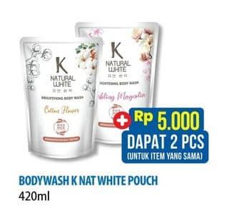 Promo Harga K Natural White Body Wash 400 ml - Hypermart