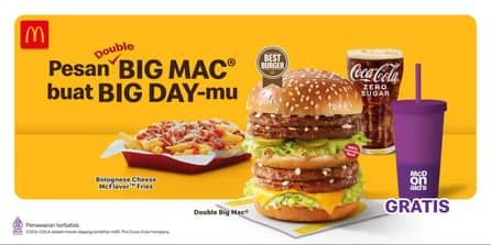 Promo Harga Pesan Big Mac buat Big Day-mu  - McD