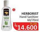 Promo Harga HERBORIST Hand Sanitizer 60 ml - Alfamidi