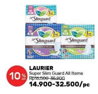 Promo Harga Laurier Super Slimguard Day 22.5cm 10 pcs - Guardian