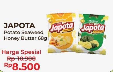 Promo Harga JAPOTA Potato Chips Seaweed, Happy Honey Butter 68 gr - Alfamart