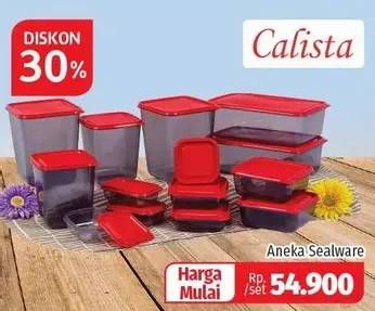 Promo Harga CALISTA Sealware All Variants  - Lotte Grosir