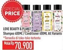 Promo Harga :Love  Beauty And Planet Shampoo/Conditioner  - Hypermart