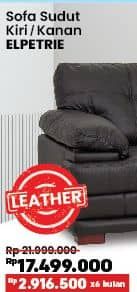 Promo Harga Elpetrie Sofa Sudut  - COURTS