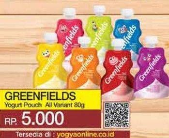 Promo Harga Greenfields Yogurt Squeeze All Variants 80 gr - Yogya