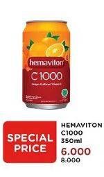 Promo Harga HEMAVITON C1000 330 ml - Watsons