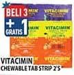 Promo Harga Vitacimin Vitamin C - 500mg Sweetlets (Tablet Hisap) 2 pcs - Hypermart