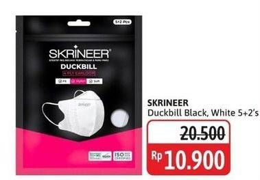 Promo Harga Skrineer Masker Duckbill Black Pink, Duckbill White Green 7 pcs - Alfamidi