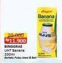 Promo Harga Binggrae Susu UHT Banana 200 ml - Alfamart