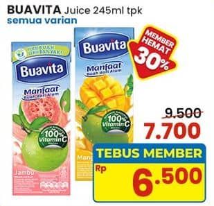 Promo Harga Buavita Fresh Juice All Variants 245 ml - Indomaret