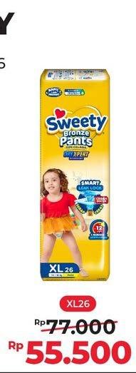 Promo Harga Sweety Bronze Pants Dry X-Pert XL26 26 pcs - Alfamart