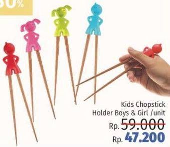 Promo Harga COOKS HABIT Kids Chopstick Holder Boys, Girl  - LotteMart