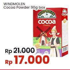 Promo Harga Windmolen Cocoa Powder 90 gr - Indomaret