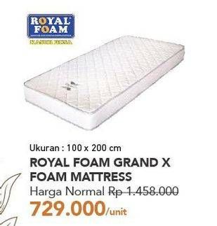 Promo Harga ROYAL FOAM Grand X Foam Mattress  - Carrefour