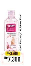 Promo Harga NUVO Hand Sanitizer Fresh Blossom, Cool Breeze 85 ml - Alfamart