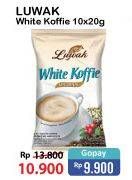 Promo Harga Luwak White Koffie Original per 10 sachet 20 gr - Alfamart