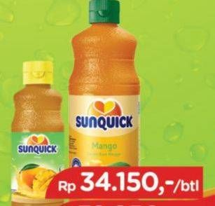 Promo Harga Sunquick Minuman Sari Buah Mango 330 ml - TIP TOP