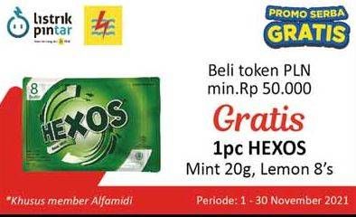 Promo Harga HEXOS Candy Mint, Lemon Mint per 8 pcs 2 gr - Alfamidi