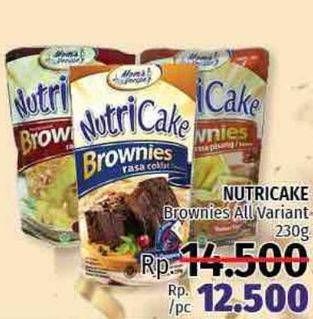 Promo Harga Nutricake Instant Cake Brownies All Variants 230 gr - LotteMart
