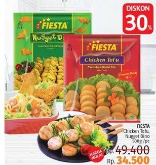 Promo Harga Fiesta Chicken Tofu, Nugget Dino  - LotteMart